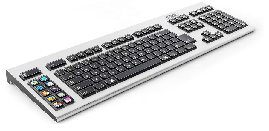 ArtLebedev Optimus Keyboard. Клавиатура Оптимус студии Артемия Лебедева